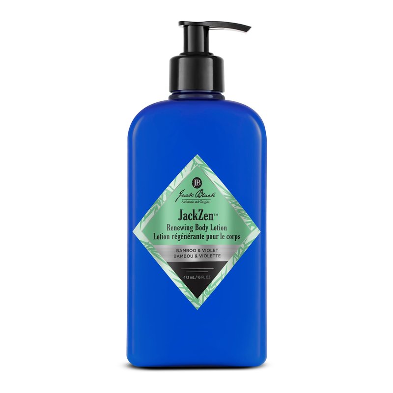 Jack Black Jackzen Renewing Body Lotion for Men, 16 oz – Earthy Fragrance, Mens Lotion for Extremely Dry Skin, Mens Body Moisturizer for Dry Skin, Fast-Absorbing Hydration, Gifts for Men