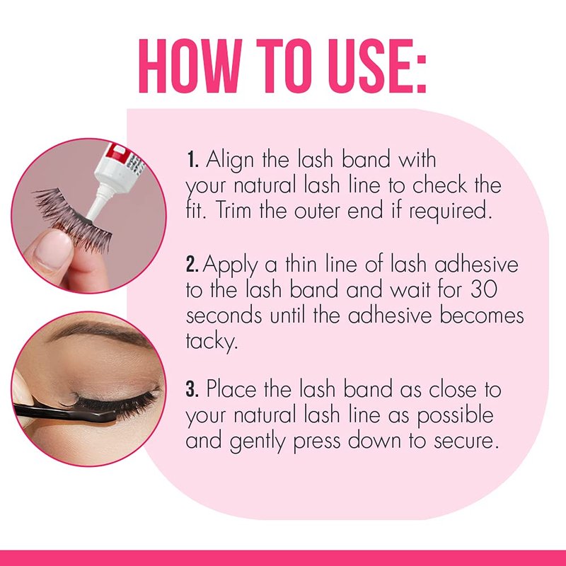 DUO Eyelash Glue - Waterproof Dark Tone Adhesive for Strip Lashes | Long-Lasting, 0.25 oz, 2 Pack