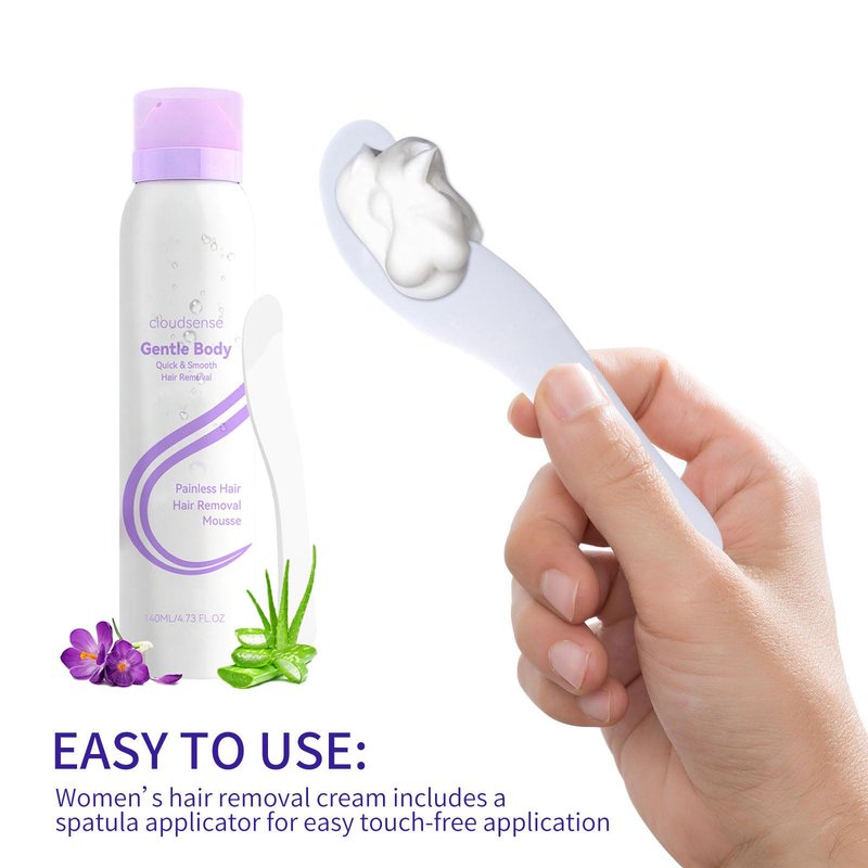 New Upgraded Cloud Sense Pain-Free Hair Removal Spray,Smooth Hair Removal Spray for Sensitive Skin,Gentle Spray Hair Remover for Legs, Bikini, Underarms & Full Body Women & Men (2pcs)