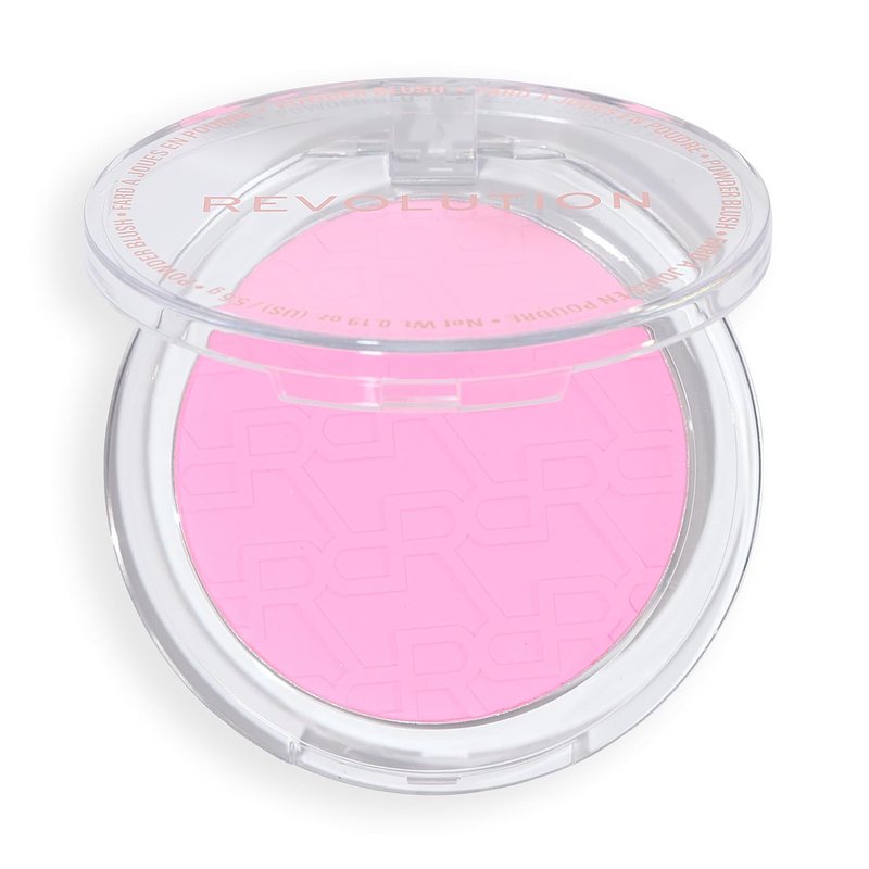 Revolution Blusher Reloaded - Talc-Free Matte Powder Blush | Rich Pigment & Buildable in Future Flush Pink