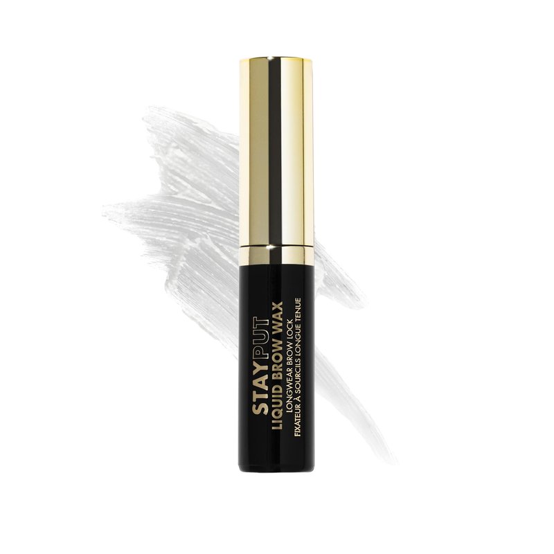 Milani Stay Put Liquid Brow Wax - 16HR Wear Clear Eyebrow Gel with Shea Butter & Argan Oil - Sculpting & Lifting Brow Lamination Formula with Precision Tapered Brush - Cruelty-Free - 0.17 fl oz