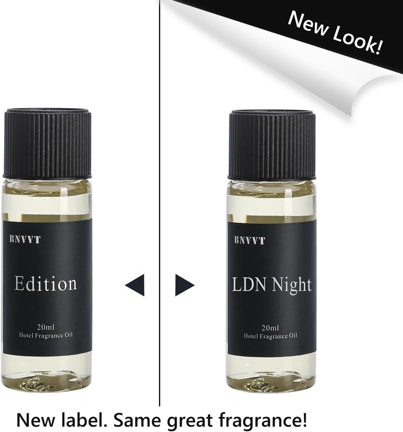 Fragrance Oil Set - Luxury Aromatherapy Essential Oils for Diffuser | 6 Premium Scents, Inspired by 5-Star Hotels, 20 mL Each