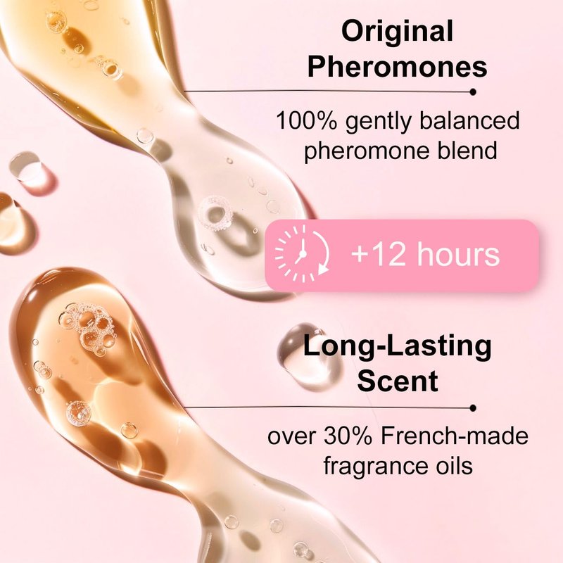 ALFAMARKER Perfumes for Women with Pheromones. Perfume Oil for Woman. Travel Perfume for Her Pheromones Infused. Long Lasting Infused Fragrance. Floral Fruity Enhanced Scent. Dropper Bottle 5ml