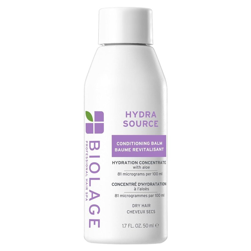Biolage Hydra Source Conditioning Balm - Moisturizing Hair Treatment with Aloe & Hyaluronic Acid | For Dry Hair, Vegan & Paraben-Free