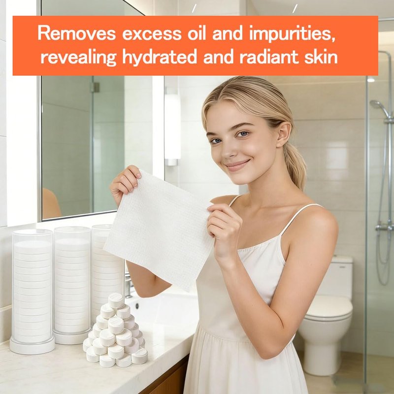 hot face towel disposable face towel Disposable towels It can be used directly after soaking in water or suitable for use in towel warmers（60PCS towels）