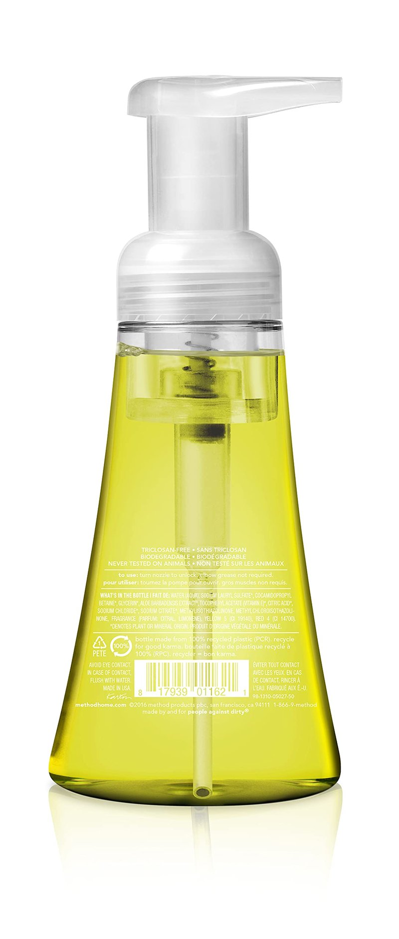 Method Foaming Hand Soap, Lemon Mint, 10 fl oz (Pack of 3)