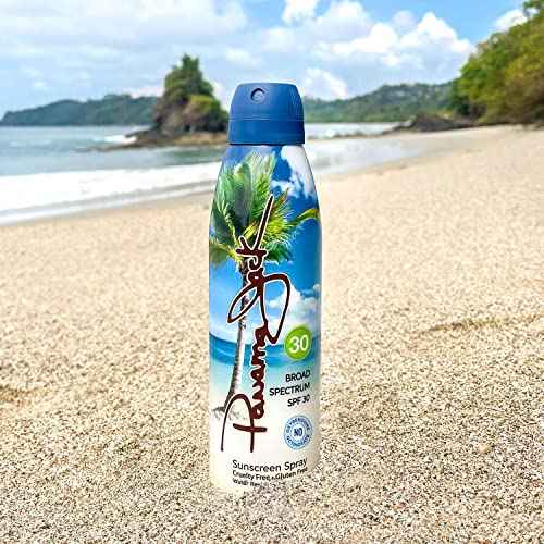 Continuous Spray Sunscreen - SPF 30, Broad Spectrum UVA/UVB Protection, PABA, Paraben, Gluten & Cruelty Free, Water Resistant (80 Minutes), 5.5 OZ