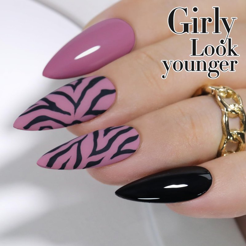 **Double Rhythm Gel Polish - Pure Sheer Soak Off Formula for DIY Manicure | Wine Purple 15ML**