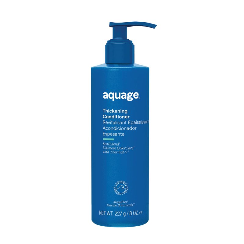 Aquage SeaExtend Volumizing Conditioner for Women & Men - Color-Safe, Lightweight Volume Conditioner for Fine Hair - With AlgaePlex Marine Botanicals & Thermal-V Technology for Volume & Shine (16 oz)