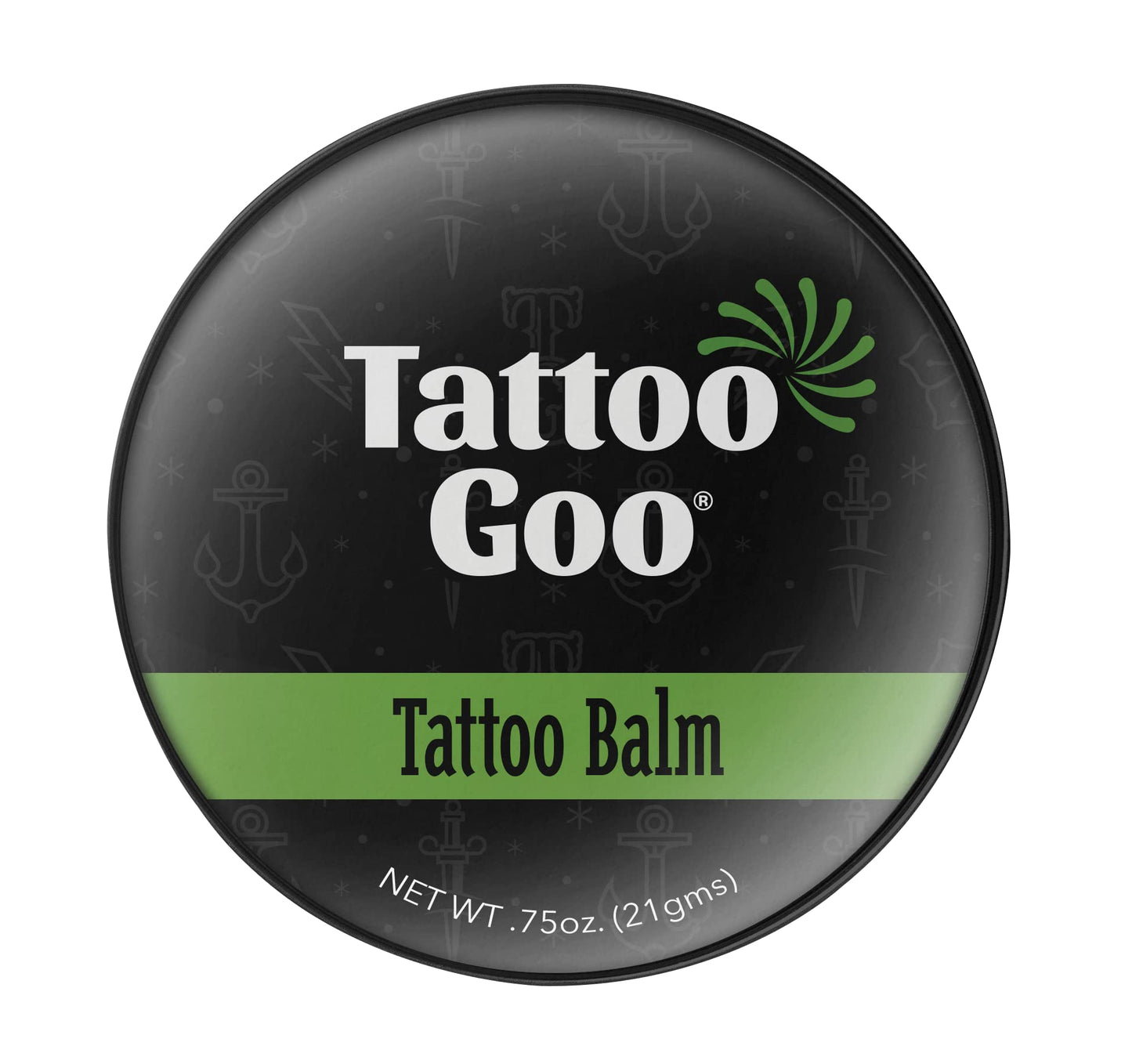 Tattoo Goo Tattoo Aftercare Balm, 0.75 oz (Travel Size), Natural Olive Oil & Beeswax, Supports Vibrant Color, Hydrates Fresh Ink, Moisturizing & Lightweight, No Petroleum, Mild Scent