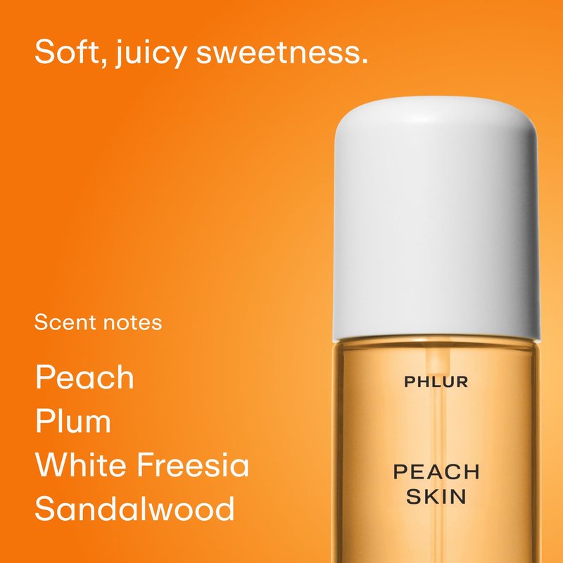 PHLUR Vanilla Peach Trio ($78 Value) - Exclusive 3pc Travel Size Body Mist Set ft. Vanilla Skin, Vanilla Nectar, Peach Skin (3 x 3 fl oz)
