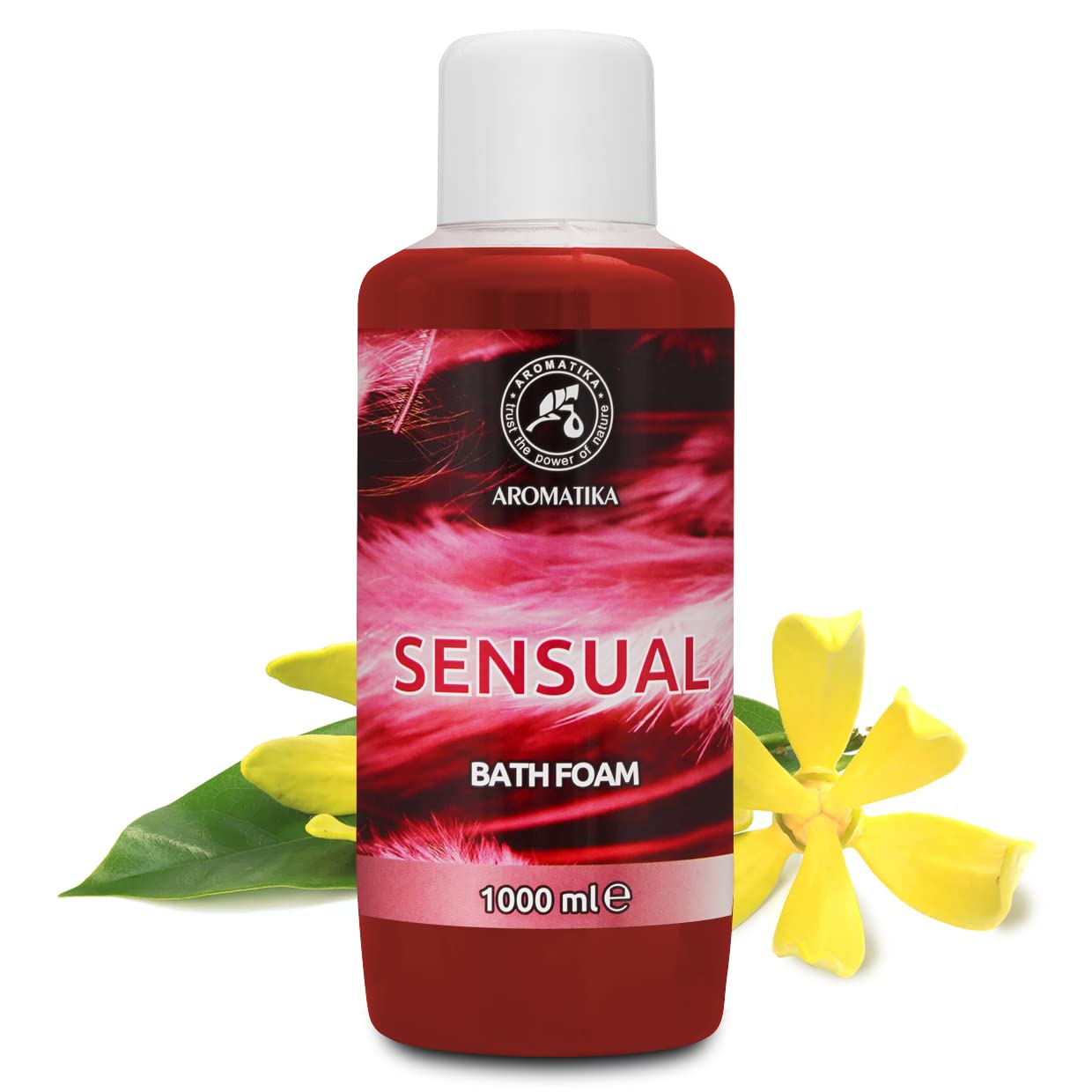 Bath Foam Sensual - 34 Fl Oz (1000ml) - Body Care - Good Sleep - Beauty - Bathing - Body Care - Wellness - Relax - Aromatherapy - Spa - Bubble Baths