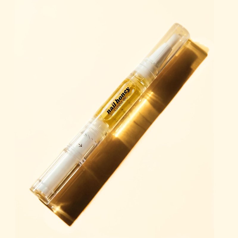 Nail Honey Cuticle Oil Pen - Organic Nail Growth Treatment for Dry Cuticles & Brittle Nails | Jojoba, Almond & Argan Oil (2ml)