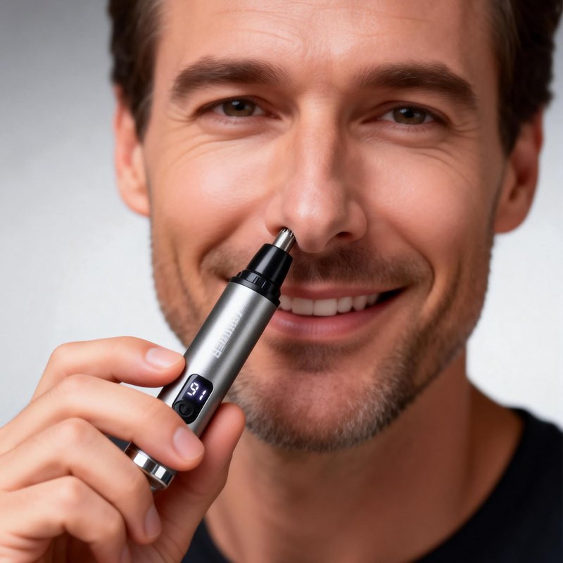 Pemoupnd Ear and Nose Hair Trimmer Clipper,Portable Easy Clean for Men Women