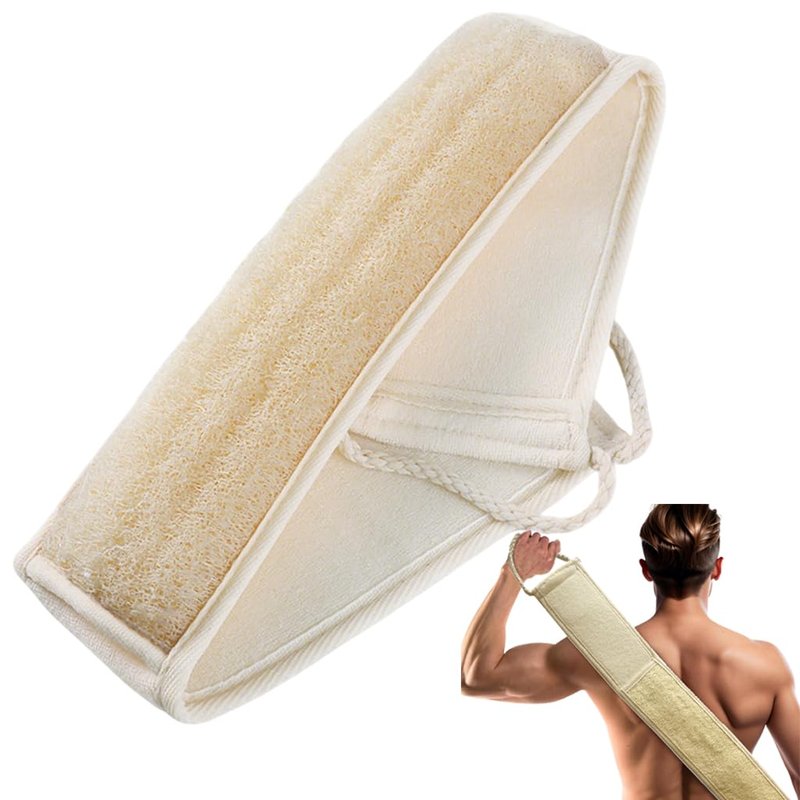 haikuluo Extra-Long Natural Loofah Back Scrubber,1 Pack