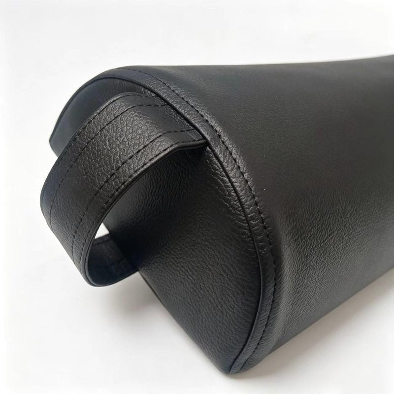 Massage Table Bolster Pillow - 21 Inch PU Leather Support for Neck, Back & Knee Pain Relief | Portable with Handle
