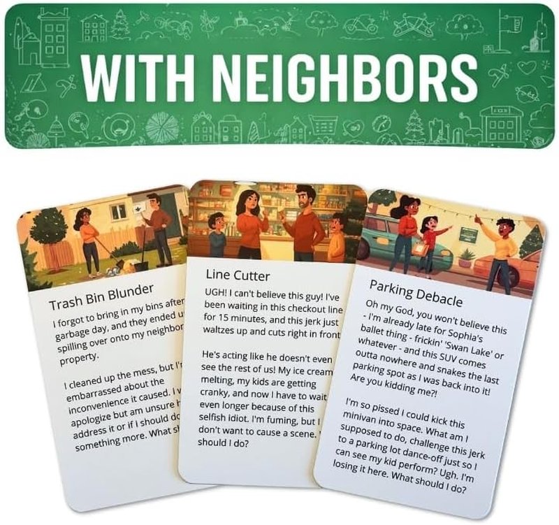 Conflict Resolution Board Game for Teens & Adults - Practice Real-Life Skills | Family Game Night | Ages 13+
