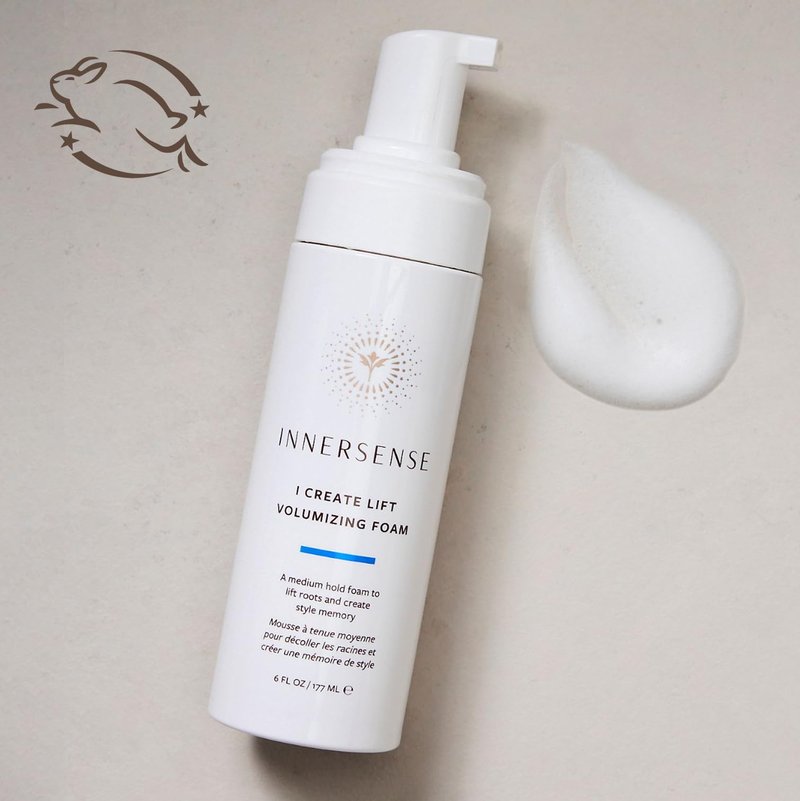 INNERSENSE Organic Beauty - Natural I Create Lift Volumizing Foam | Non-Toxic, Cruelty-Free, Clean Haircare (NEW Packaging, 6 fl oz | 177 ml)