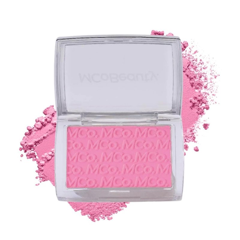 MCoBeauty Glow Up pH Powder Blush - Vivi Pink - Color Activated Soft Matte Blusher for Cheeks - Blendable, Buildable & Long Wearing Face Makeup - Natural Finish - Vegan & Cruelty Free