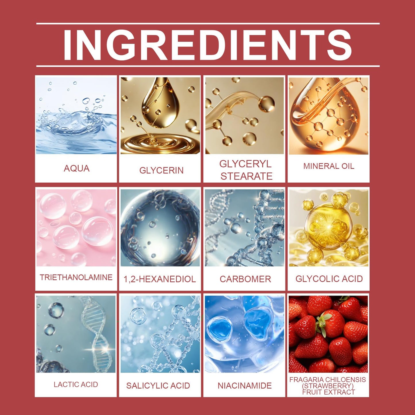 XIHAOYOO Strawberry Skin Moisturizing Cream, Legs Resurfacing Cream, Helps Reduce Chicken Skin, Body Care Cream