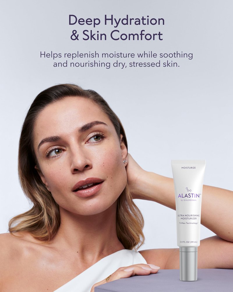 ALASTIN Skincare Ultra Nourishing Face Moisturizer Cream (2 oz) | Daily Hydrating Lotion For Dry Skin | Supports New Collagen & Elastin Production