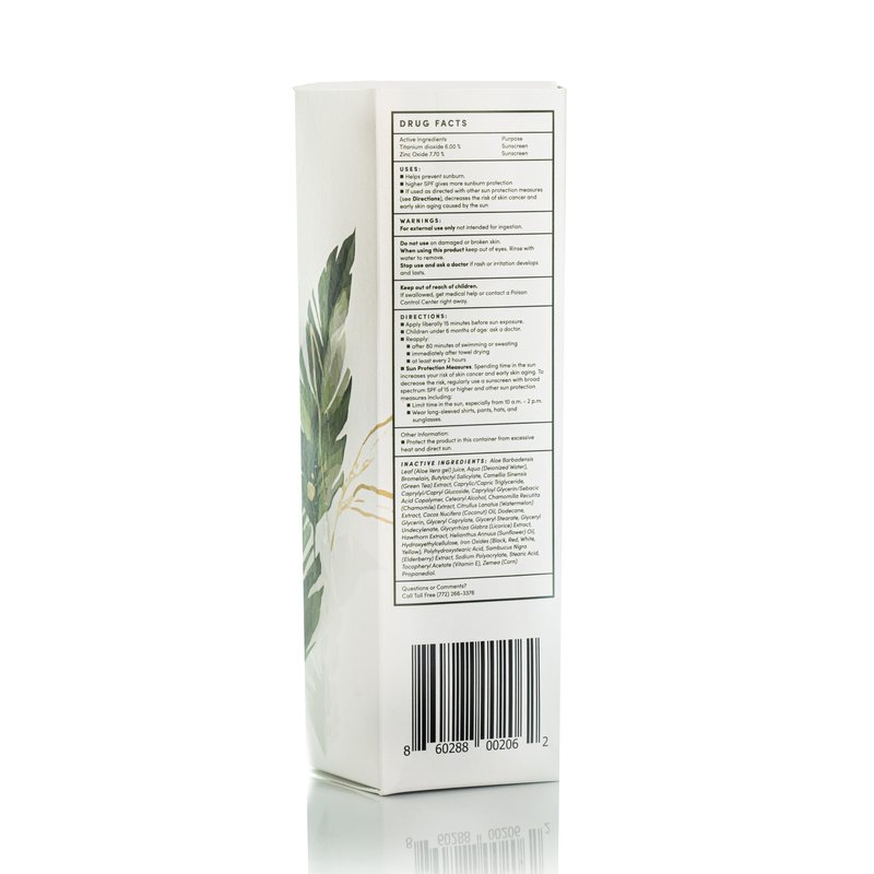 Dermaka Lightly Tinted Mineral Sunscreen SPF 42 – Anti-Aging Face Moisturizer with Zinc Oxide & Aloe Vera – Water Resistant, Non-Greasy & Reef Safe for Sensitive Skin – 3.4 oz