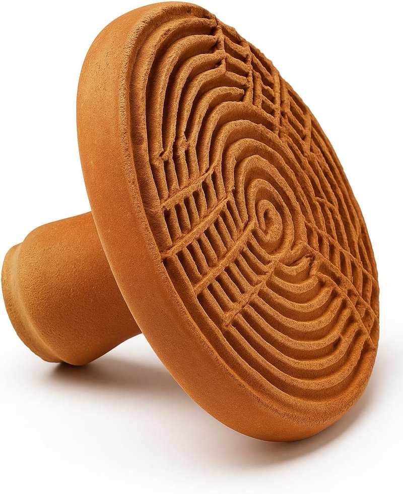 Feriha Natural Moroccan Pumice Stone – Handcrafted Terracotta Foot Scrubber for Exfoliation