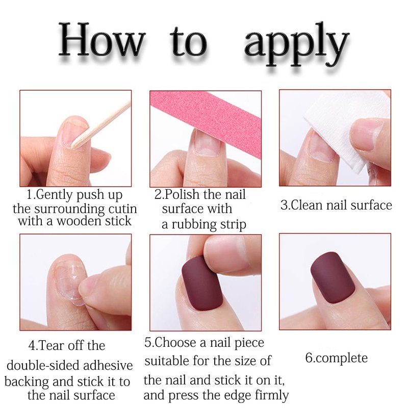 Flower Press on Nails Short Square Fake Nails French Tip False Nails Glossy Full Cover Acrylic Nails Orange Glue on Nails Artificial Stick on Nails for Women Manicure 24 Pcs