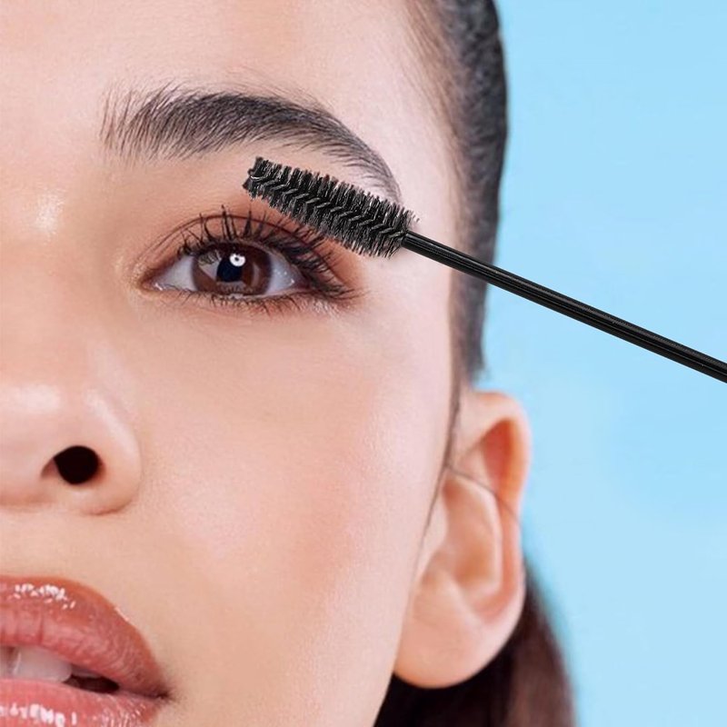 COCIDE Eyebrow Brush & Eyelash Comb - 500 Disposable Mascara Wands & Spoolies for Makeup Applications