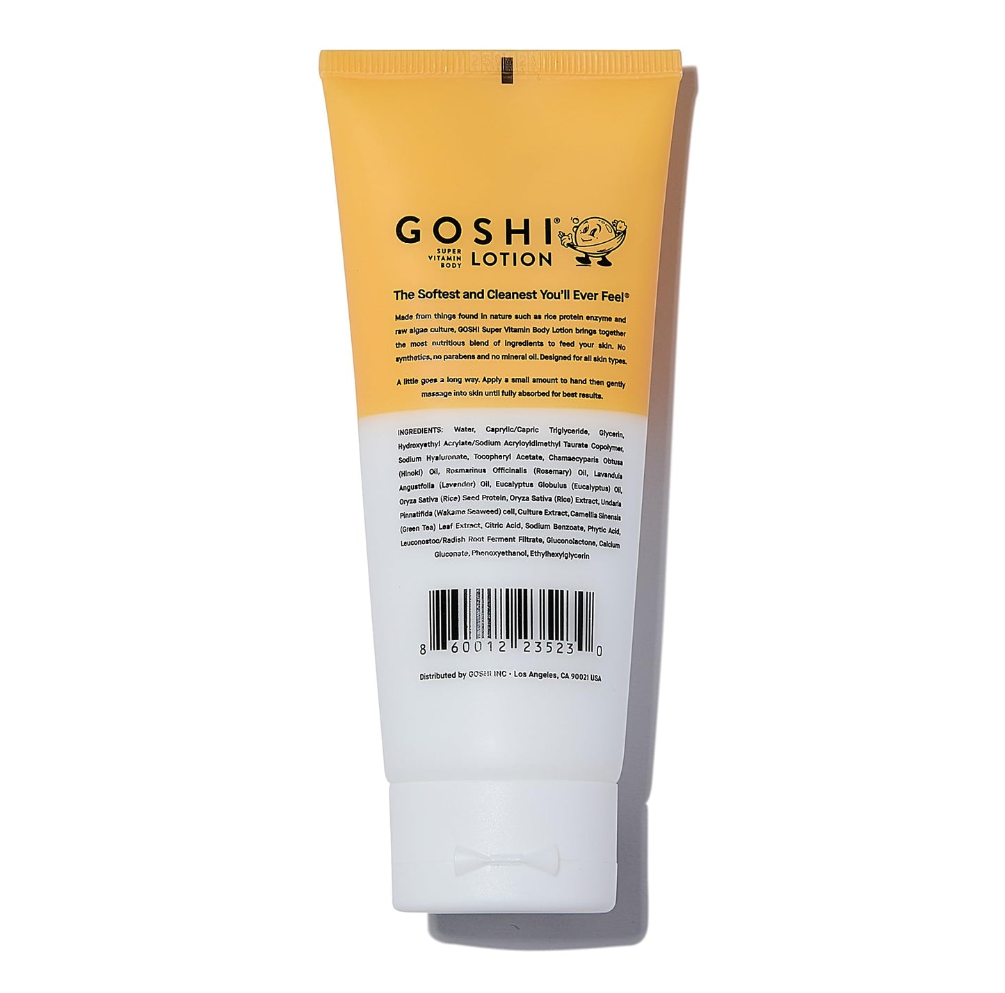 GOSHI Super Vitamin Body Lotion - pH-Balanced Body Moisturizer for Dry Skin, Aging Skin & Biome Support - Concentrated Rice Protein & Shea Butter - Non-Greasy, Silky Finish - 3.4 oz