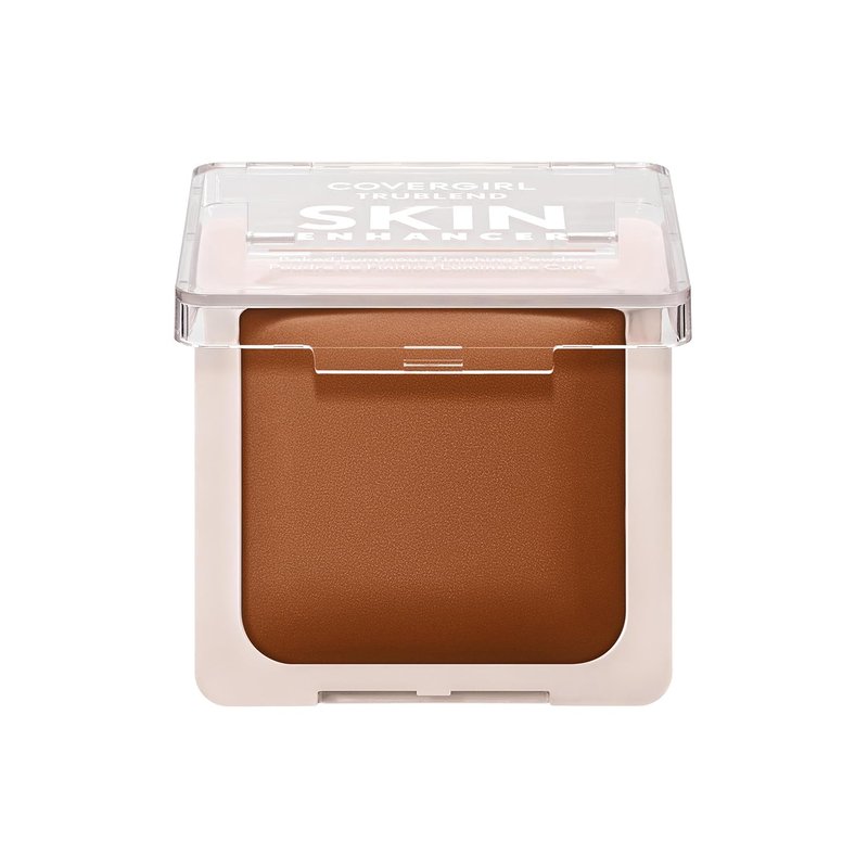 COVERGIRL TruBlend Skin Enhancer - Baked Luminous Face Powder with Hyaluronic Acid & White Rose Extract | 530 Cocoa Brownie