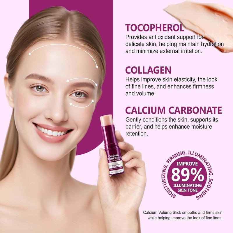 Regine Switzerland Calcium Enriched Multi Balm Stick - Collagen Moisturizing & Hydrating 9g