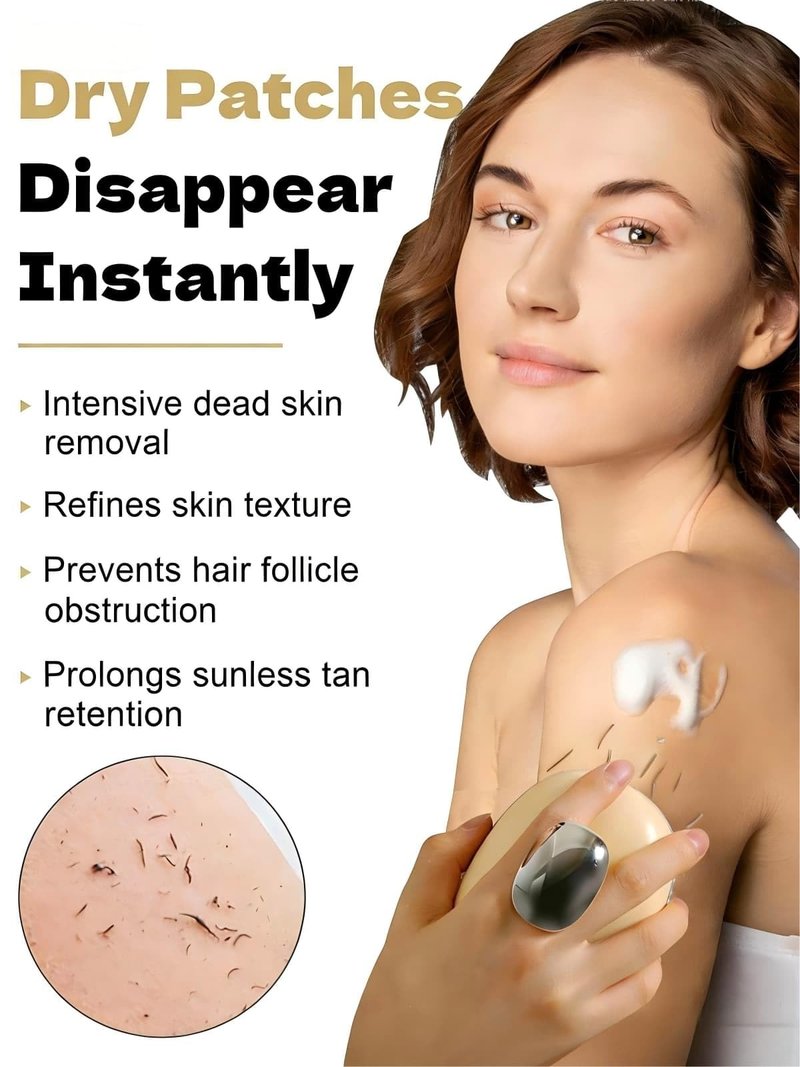 New Deep Exfoliating Body Scrubber, Upgraded Traditional Exfoliating Body Scrubber & Glove, Deep Exfoliating Bath Sponge for Women and Man, Body Brush, Exfoliator & Dead Skin Remover