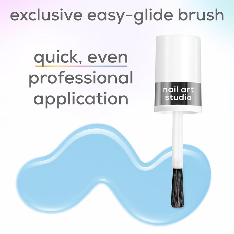 essie Nail Art Studio Jelly Gloss Polish, Vegan, Sheer White Nail Polish, Arctic Jelly, 0.46 Fl Oz