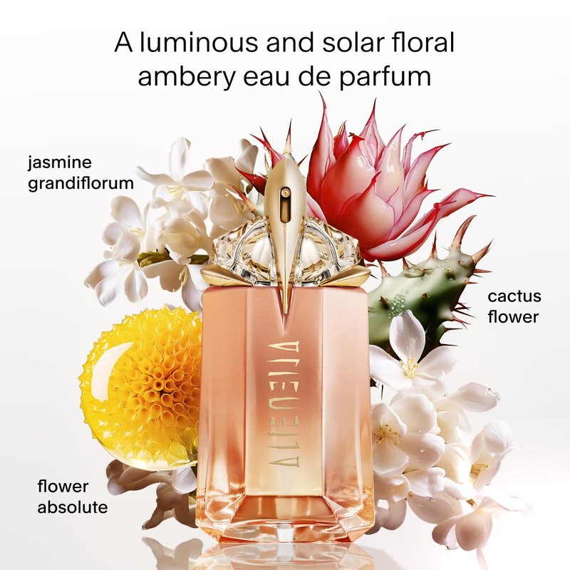 Mugler - Alien Goddess Supraflorale - Eau de Parfum - Floral Ambery Womens Perfume - With Cactus Flower, Jasmine & Everlasting Flower Accords - 1.0 Fl Oz