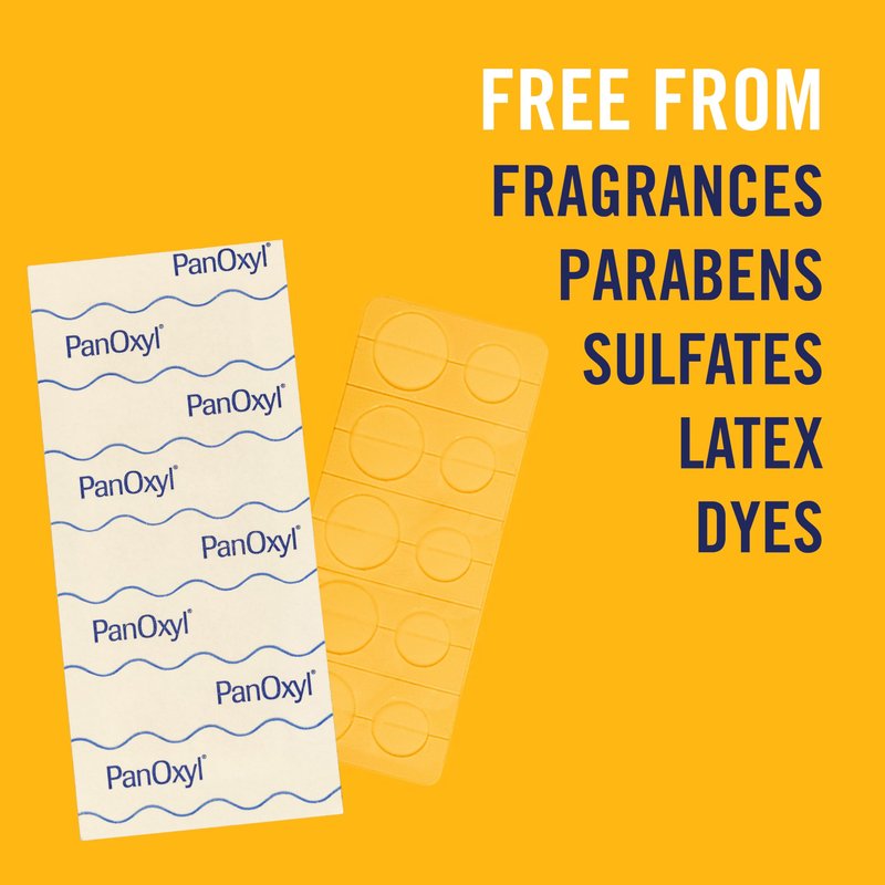 PanOxyl Daytime Invisible Patches, Dermatologist-Recommended Brand, Help Manage Blemishes, Unclog Pores and Exfoliate with Salicylic Acid, 20 Large and 20 Small Patches, Latex-Free, 40ct