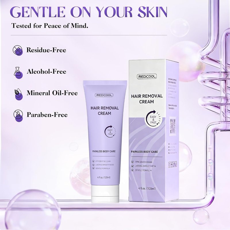 Regine Switzerland Hair Removal Cream - Painless Depilatory for Sensitive Skin | 4.0 fl. oz, Gentle for Legs & Bikini Line