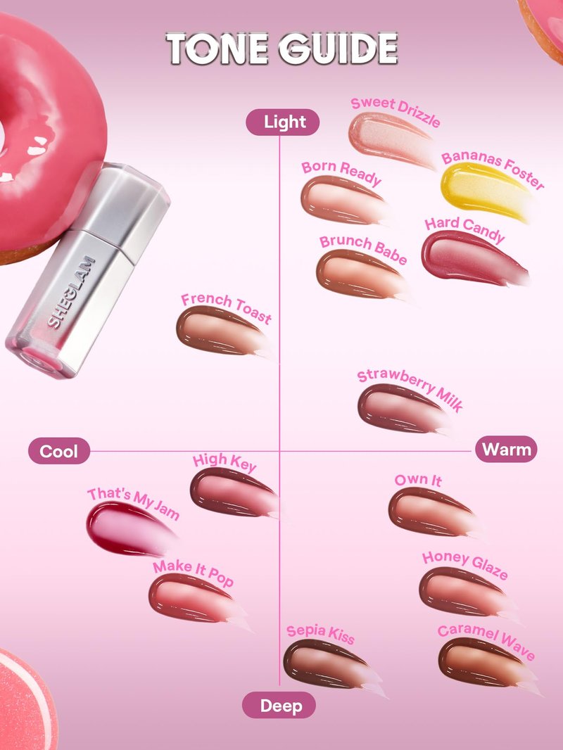 SHEGLAM Glass Lock Air Gloss High Shine Finish Moisturizing Lip Gloss-Make lt Pop