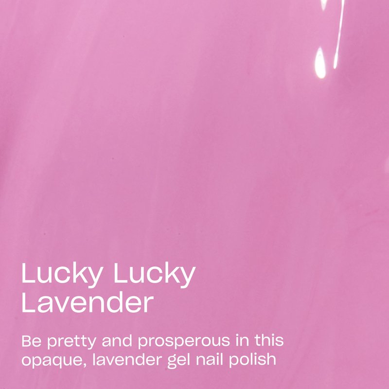 OPI GelColor Lucky Lucky Lavender | Opaque Pastel Lilac-Rose Pink Crème LED Cure Gel Nail Polish | Salon-Quality Shine, Long-Lasting Wear | 0.5 Fl Oz