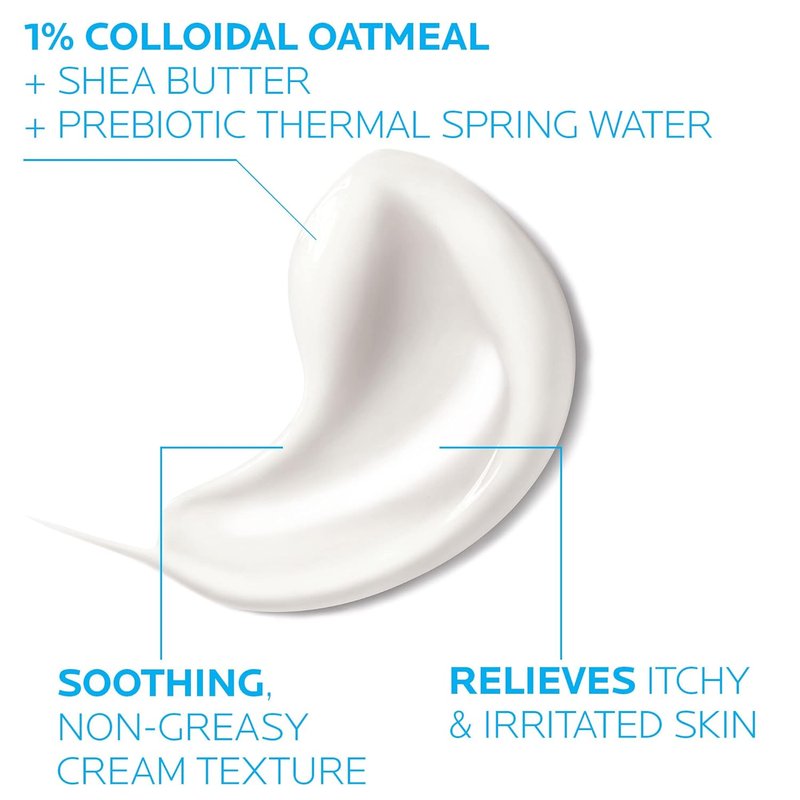 La Roche-Posay Eczema Cream - Soothing Relief for Sensitive Skin | Moisturizer with Colloidal Oatmeal