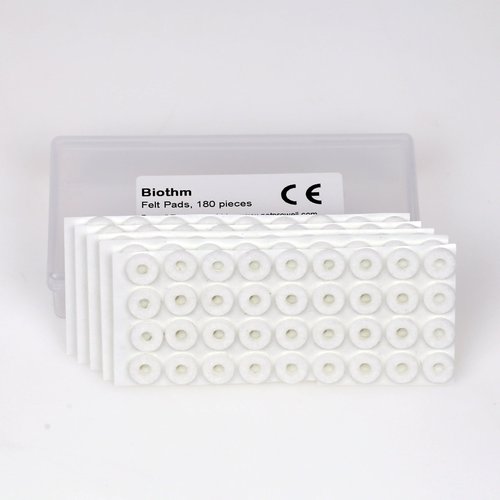 Biothm Felt Ear Clip Electrode Pads for Alpha Wave Stim Devices, 256 Pieces