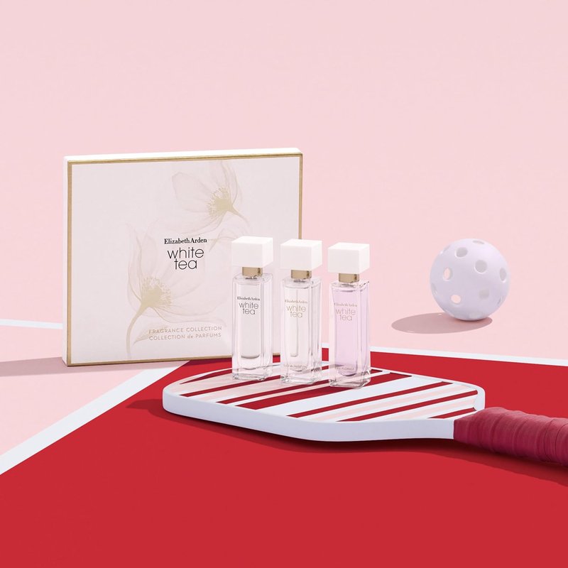 Elizabeth Arden White Tea Women's Perfume Gift Set - 3-Piece Mini Fragrance Discovery Set | Travel Size 0.33 fl. oz Eau de Parfum & Eau de Toilette
