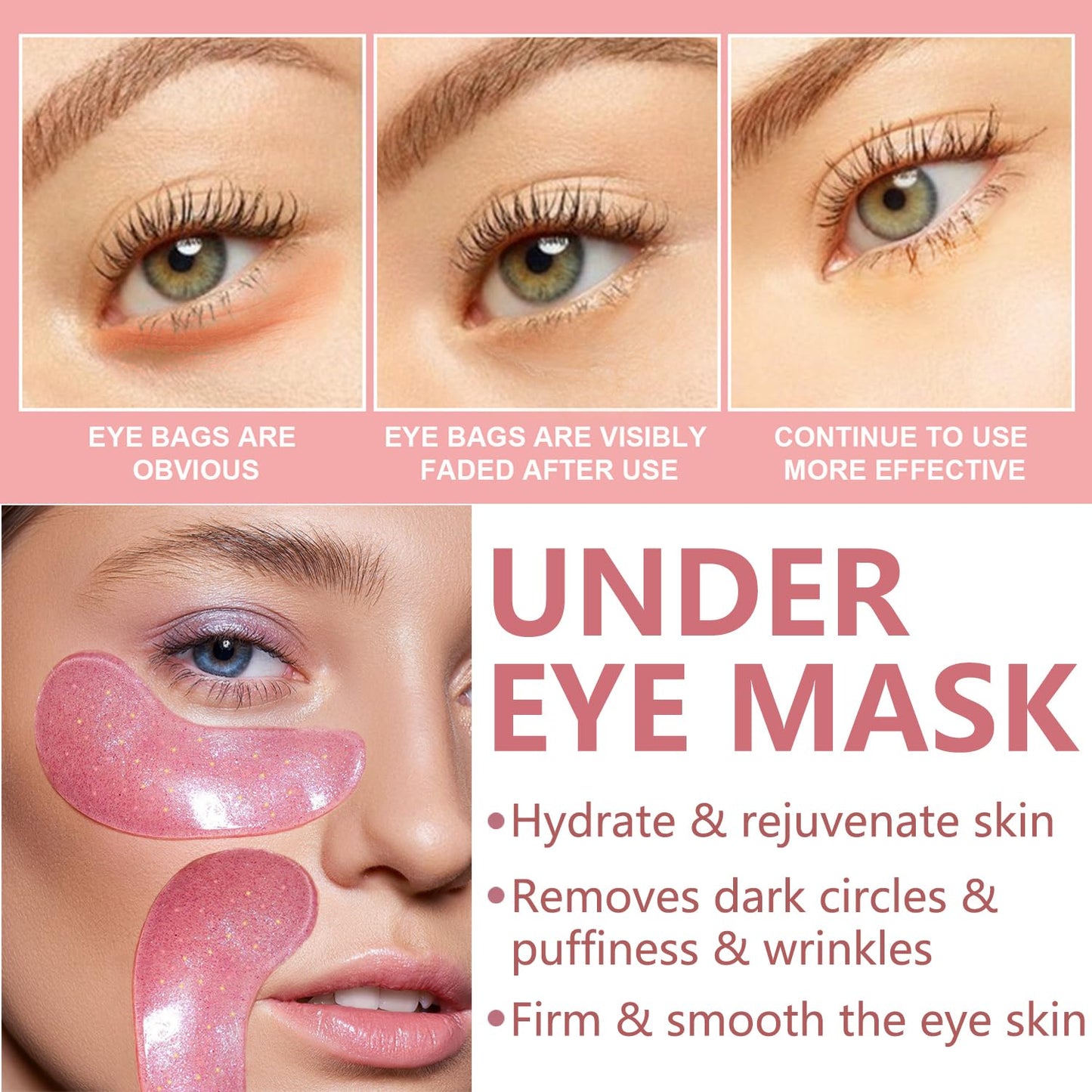 BliBling 30 Pairs Lip Mask & Eye Mask, Under Eye Patches for Puffy Eyes, Moisturizing Spa Labial Lip Masks, Reducing Fine Lines, Bachelorette Party Favors, Bulk Gifts, Bridesmaid Gifts, Wedding Gifts