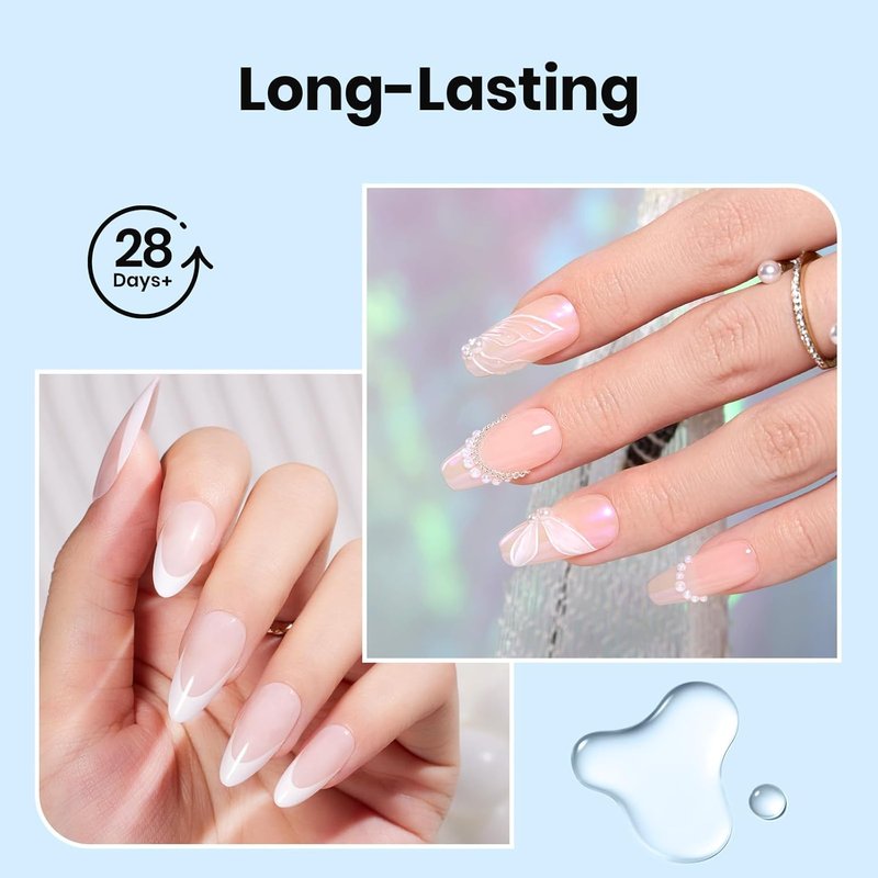 Beetles Gel Nail Polish Set - 2pcs 10ml Base & Top Coat for Long-Lasting Shine | Perfect DIY Manicure Gifts