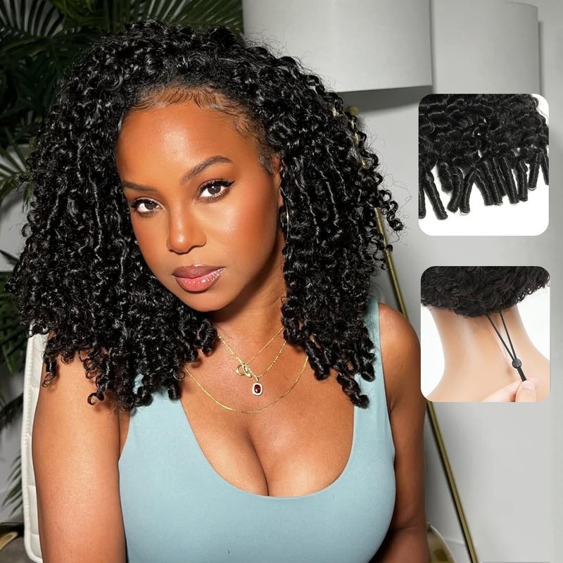 Burmese Curly Half Wig - 220 Density 100% Human Hair | 18 Inch, Beginner-Friendly, Natural Color