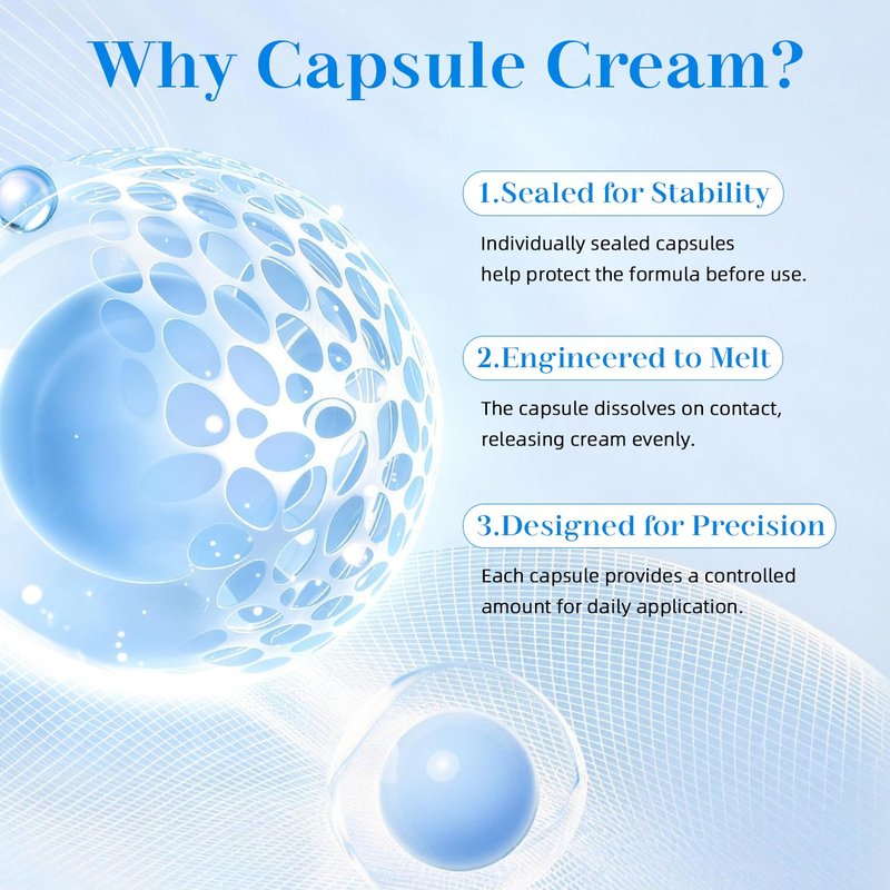 FIUMOT Hyaluronic Capsule Cream | Long-Lasting Hydration, Barrier Support & Daily Moisture Care for All Skin Types | Panthenol & Ceramides 2.12 oz