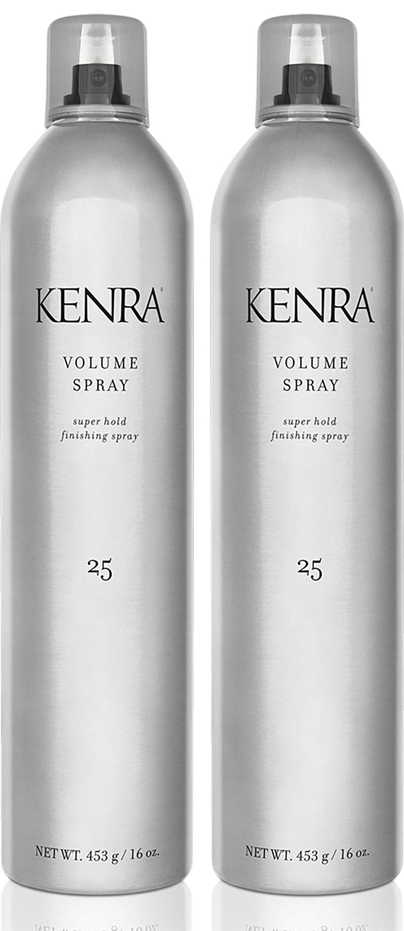 Kenra Professional Volume Spray 25 50% | Super Hold Finishing & Styling Hairspray | Flake-free & Fast-drying | Wind & Humidity Resistance | All Hair Types | 16 oz (2-Pack)