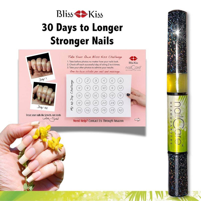Simply Pure Cuticle Oil Pen - Nail Strengthener & Growth Serum with Jojoba | Coconut Lime Verbena Fragrance