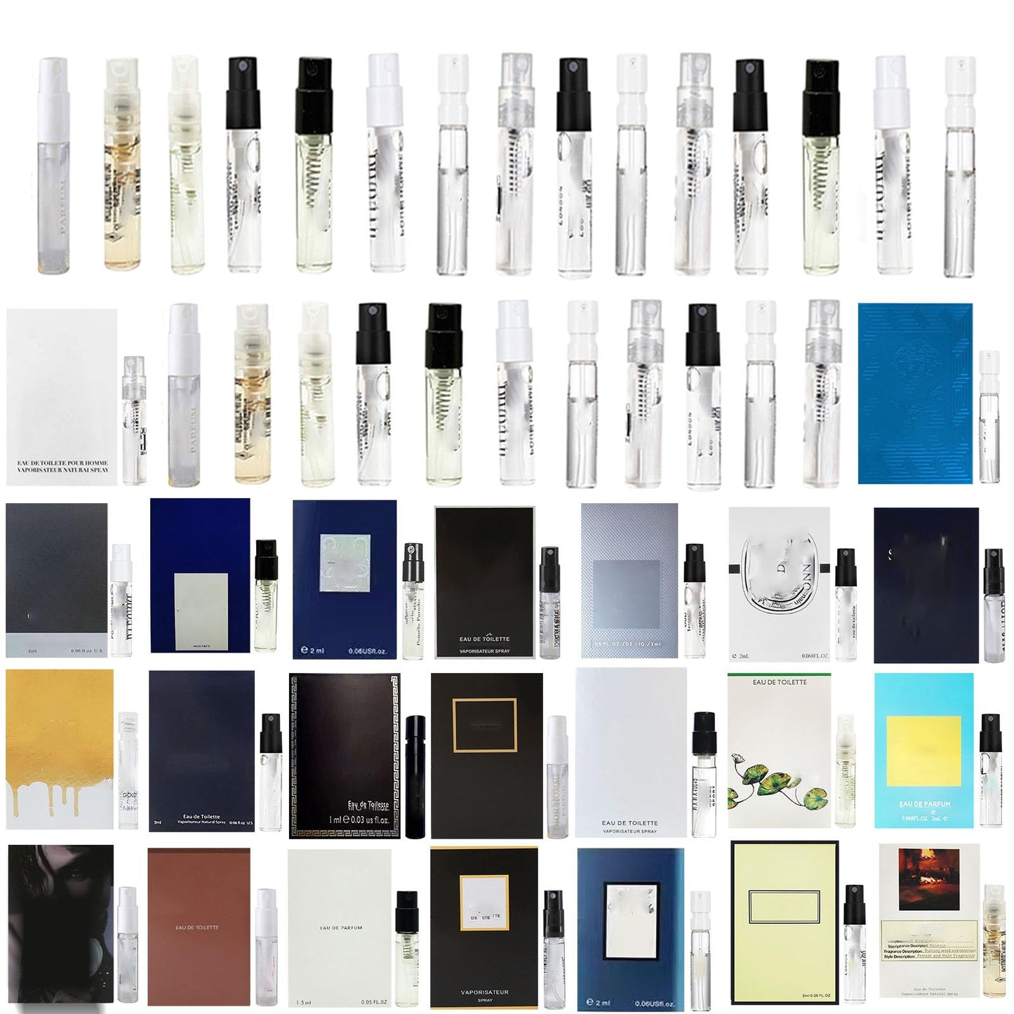 TKBJ 22PCS Men’s Cologne Samples Set – Designer Fragrance Sampler Kit for Men, Perfume Discovery Set, High-End Cologne Vials, Travel Size Fragrance Variety Pack, Gift for Men