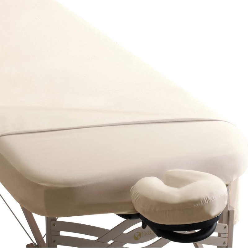 EARTHLITE Premium Microfiber Massage Sheet Set - Silky, Wrinkle-Resistant, Quick-Drying | 3-Piece (Fitted, Top, Face Pillow Cover)